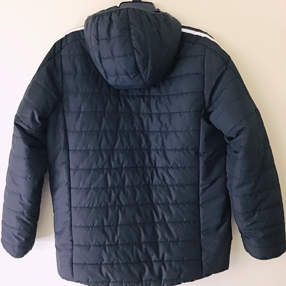 UNISEX Adidas Black Puffer Jacket - Picture 5 of 13